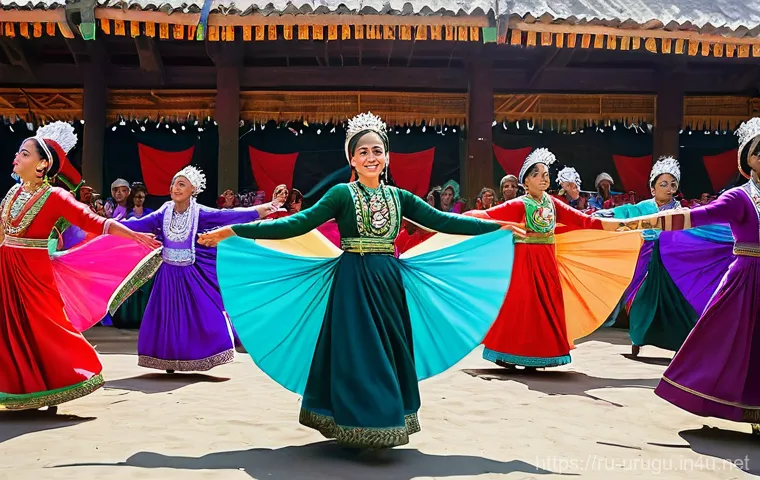 타보라도 Tabaré  축제 - **Gastronomic Journey:**
    "A lively and aromatic open-air food market at a traditional festival. ...