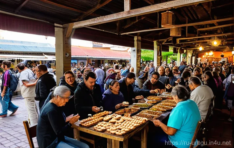 우루과이 해변 여행 - **Prompt:** A serene, wide-angle shot of Cabo Polonio beach in Uruguay at dusk. The sky is a gradien...