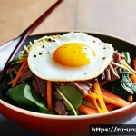 우루과이에서 한국 음식점 - **Prompt 1: Modern Korean-Uruguayan Culinary Fusion**
    "A close-up shot of a meticulously prepare...