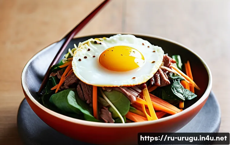 우루과이에서 한국 음식점 - **Prompt 1: Modern Korean-Uruguayan Culinary Fusion**
    "A close-up shot of a meticulously prepare...